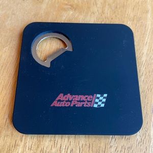 Coaster with opener like new